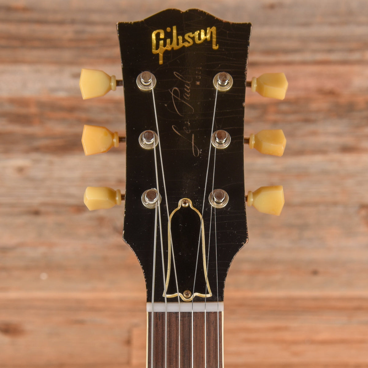 Gibson Murphy Lab '57 Les Paul Reissue Heavy Aged Ebony over Gold - View 6 | MusicMarket