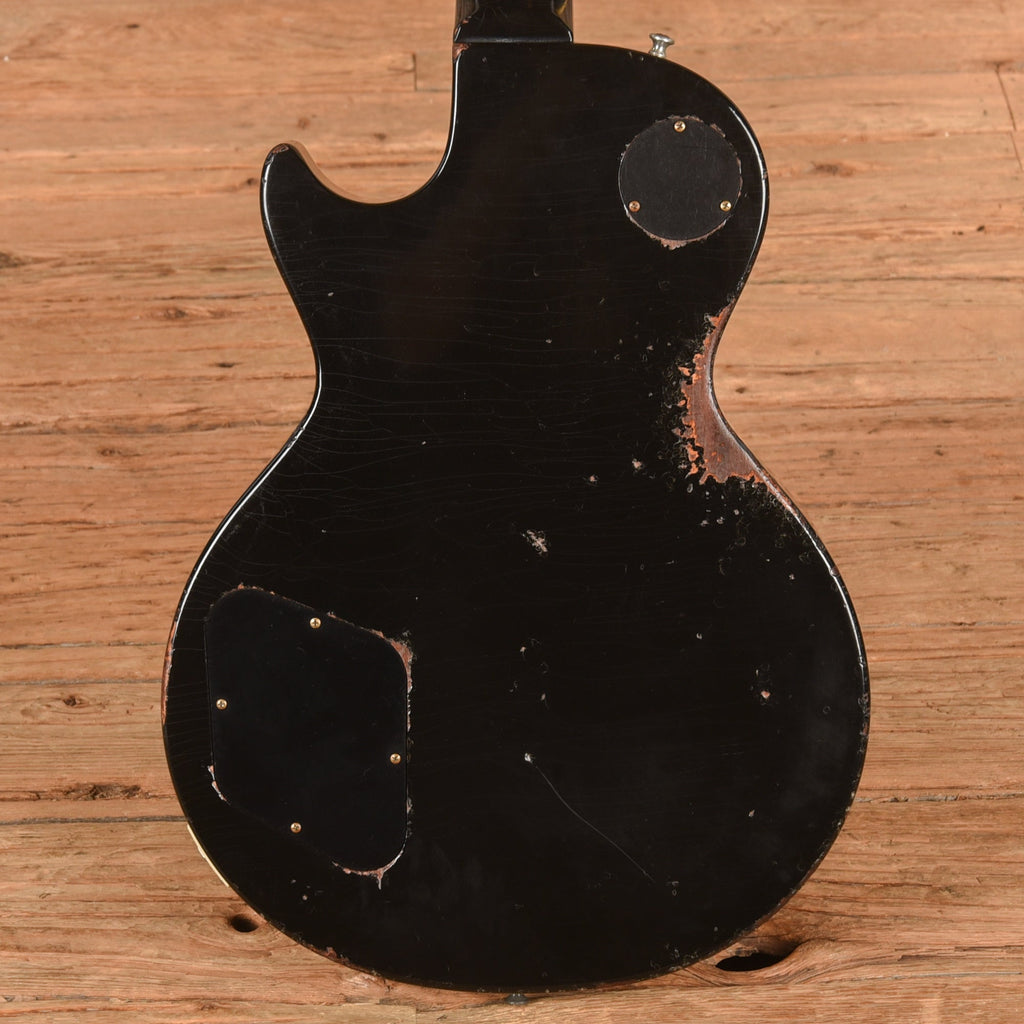 Gibson Murphy Lab '57 Les Paul Reissue Heavy Aged Ebony over Gold - View 3 | MusicMarket
