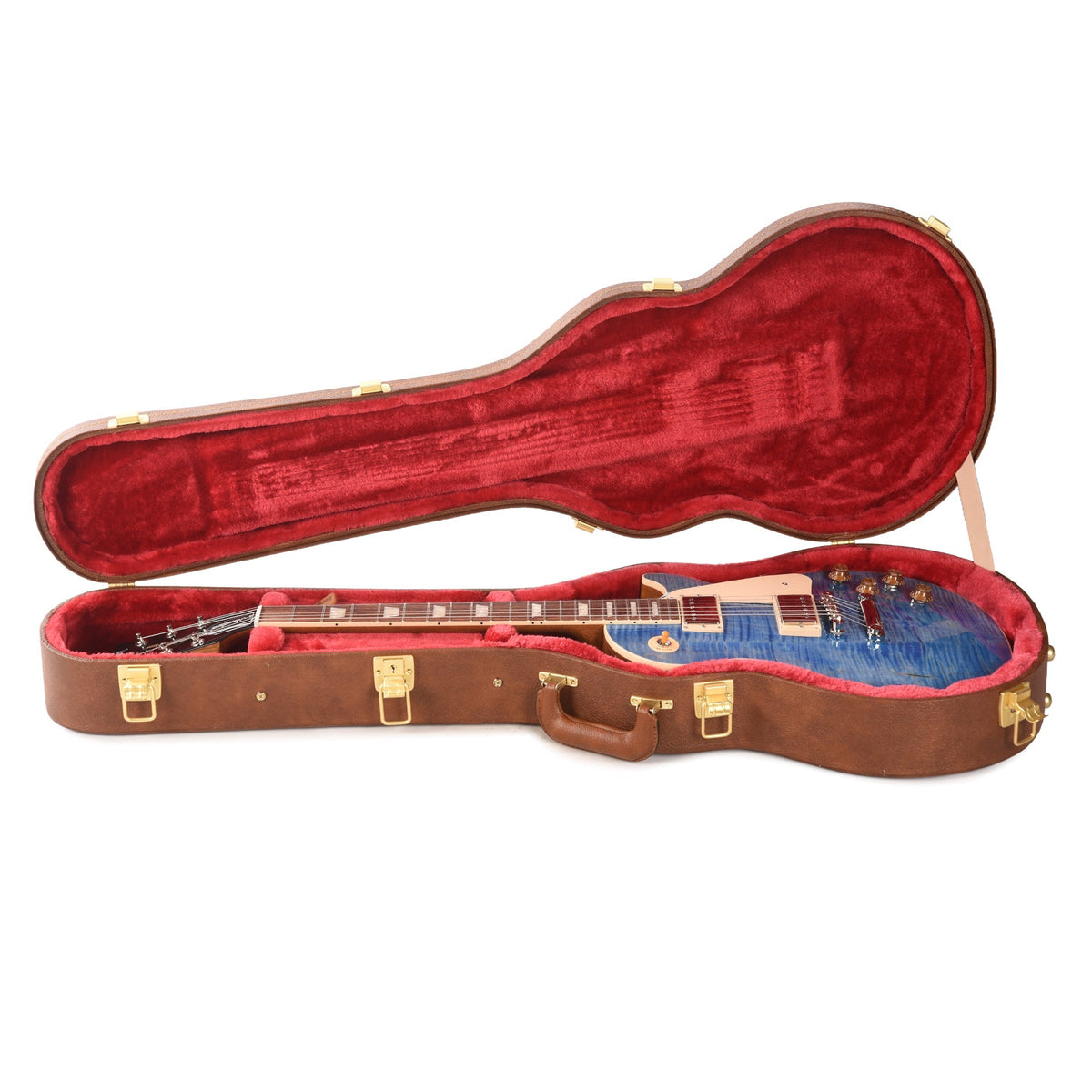 Gibson Original Les Paul Standard '50s Figured Top Ocean Blue - View 8 | MusicMarket