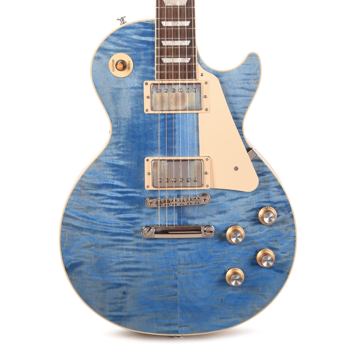 Gibson Original Les Paul Standard '60s Figured Top Ocean Blue - View 2 | MusicMarket