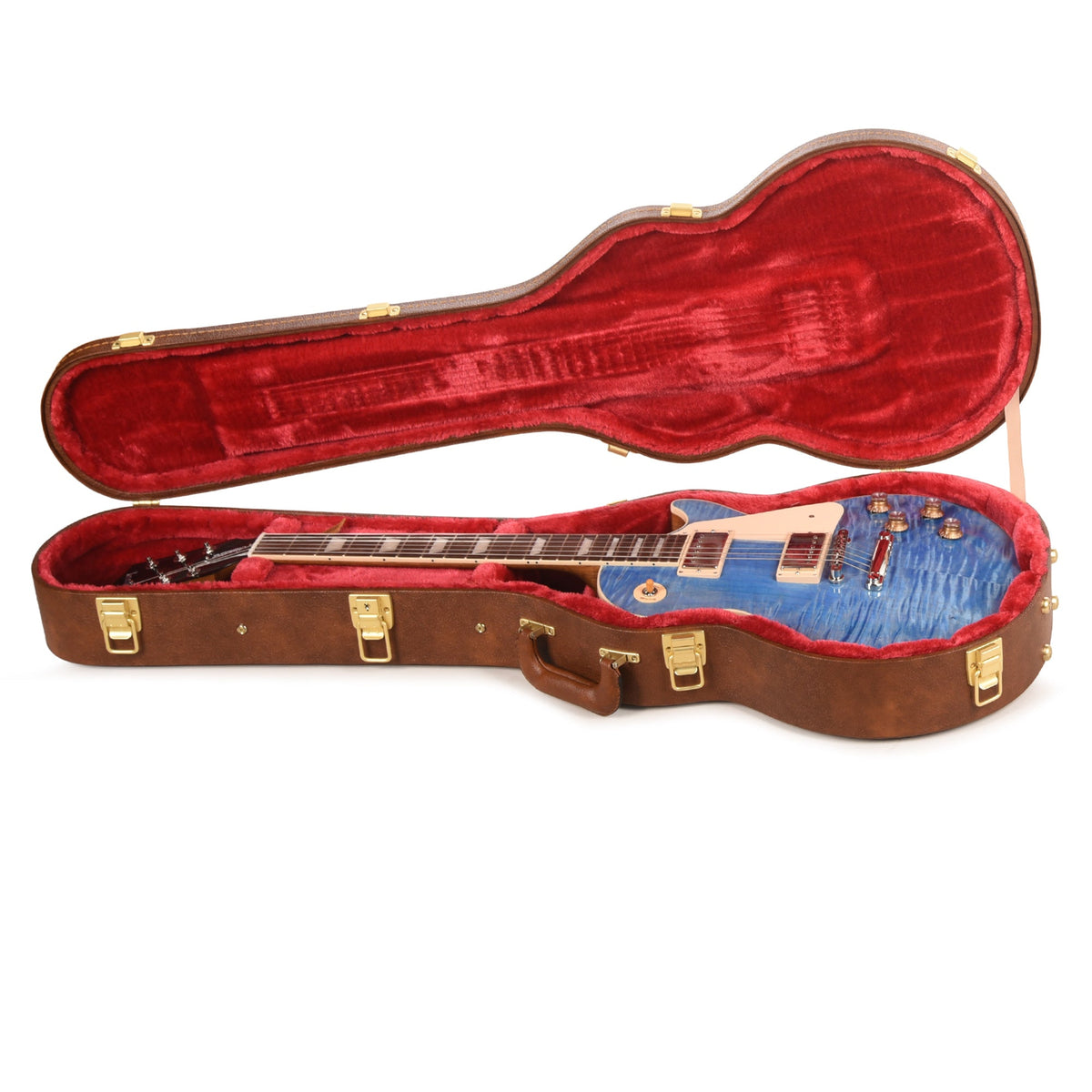 Gibson Original Les Paul Standard '60s Figured Top Ocean Blue - View 8 | MusicMarket