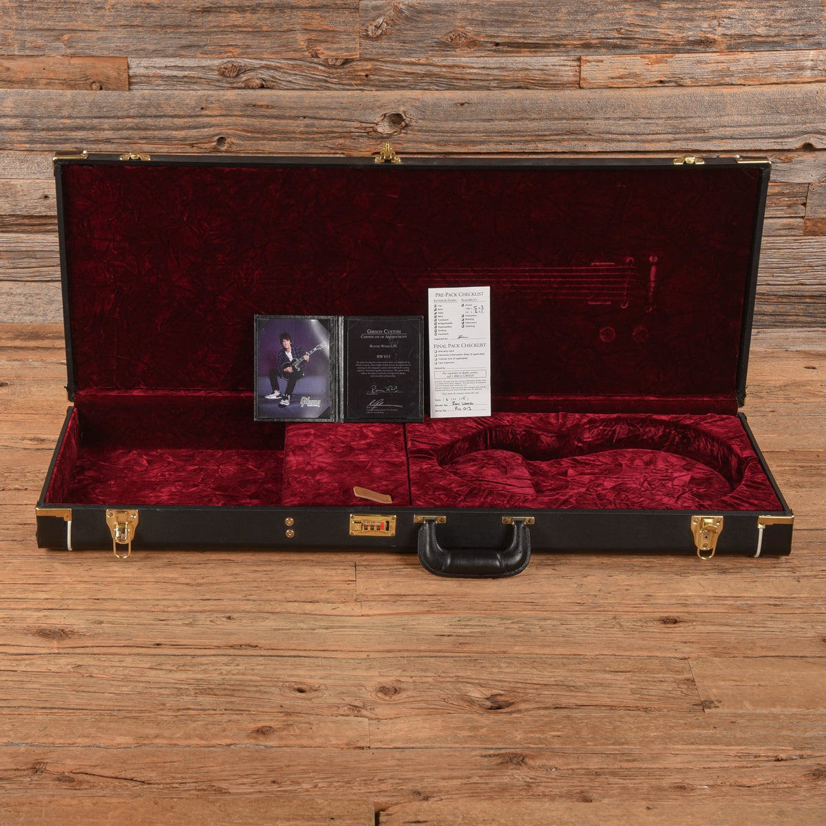 Gibson Ronnie Wood L5-S Black 2015 - View 9 | MusicMarket