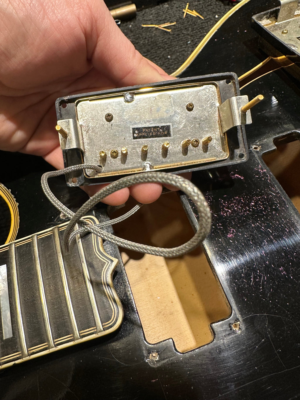 Gibson Byrdland Ebony refinish 1975 - View 13 | MusicMarket