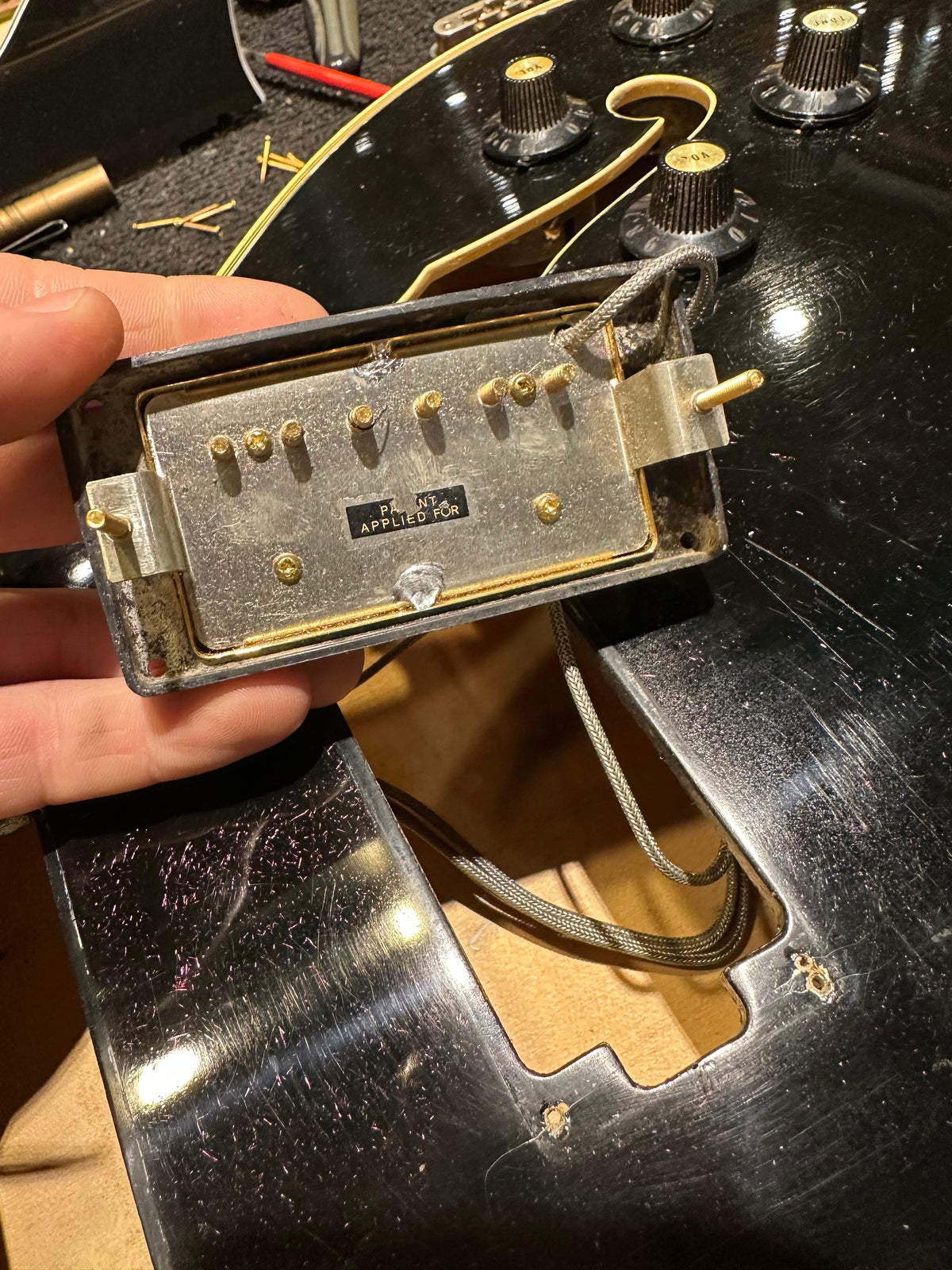 Gibson Byrdland Ebony refinish 1975 - View 12 | MusicMarket