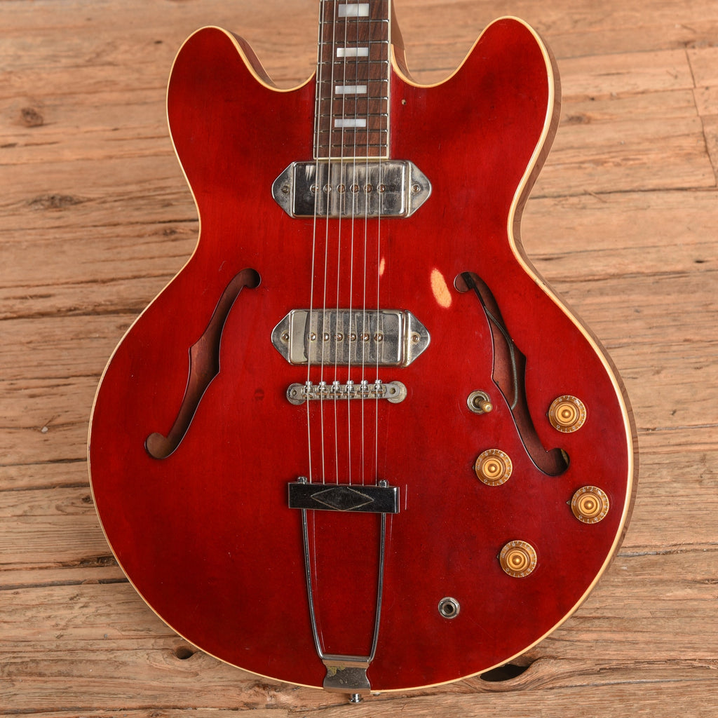 Gibson ES-330 Cherry 1960s - View 2 | MusicMarket