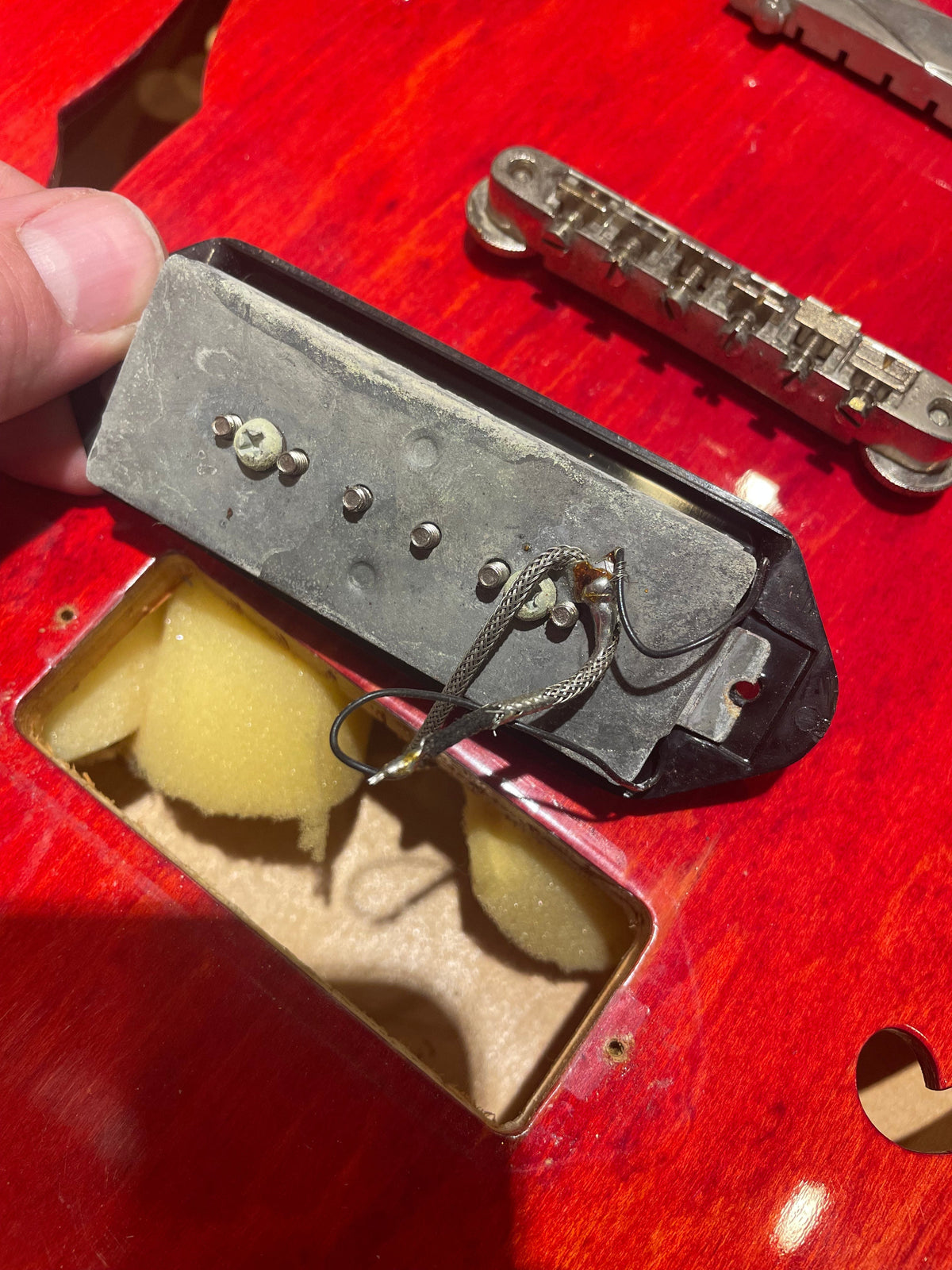 Gibson ES-330TC Cherry 1960 - View 11 | MusicMarket