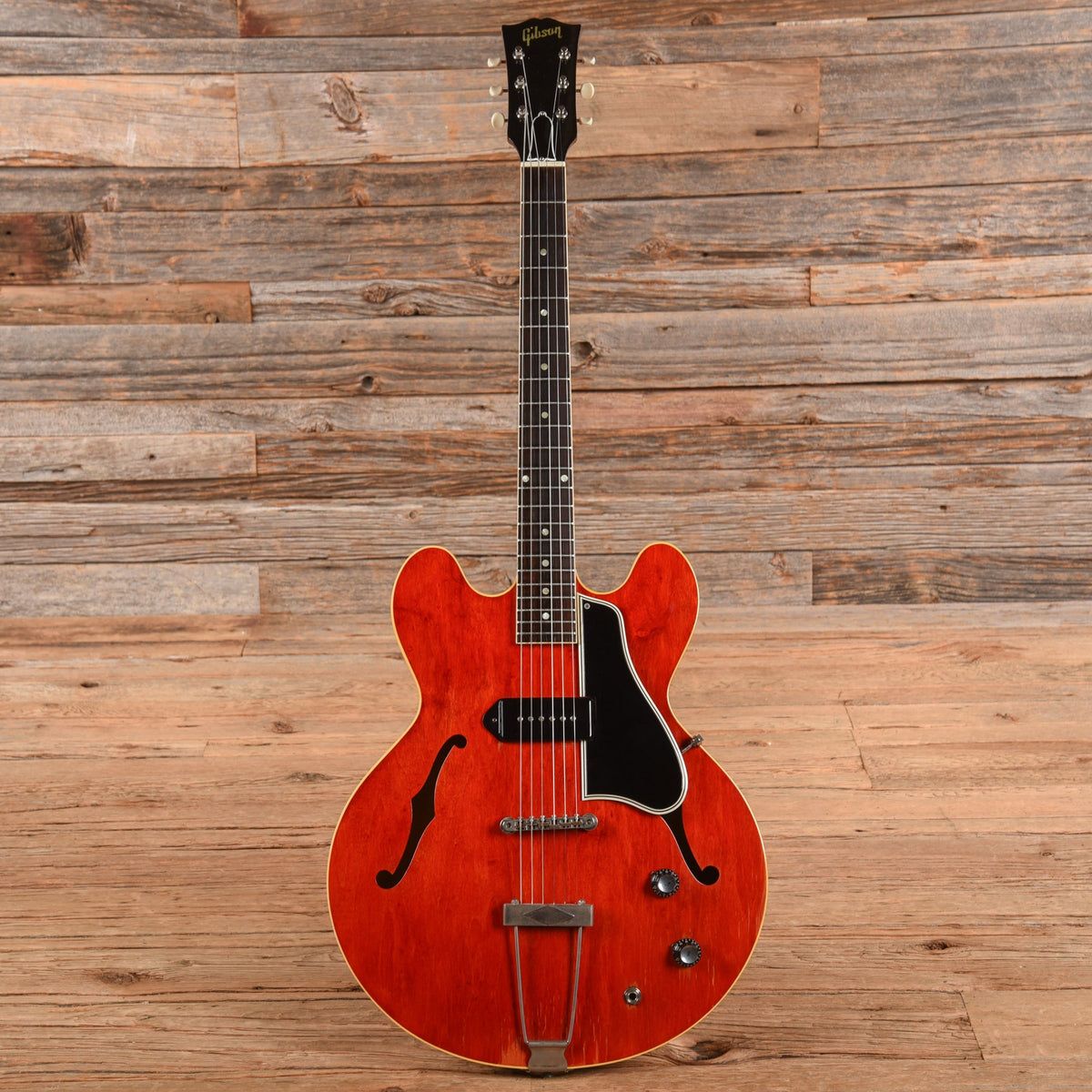 Gibson ES-330TC Cherry 1960 - View 4 | MusicMarket
