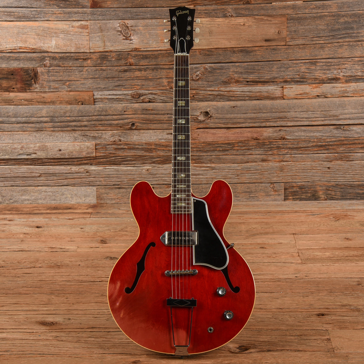 Gibson ES-330TC Cherry 1963 - View 4 | MusicMarket