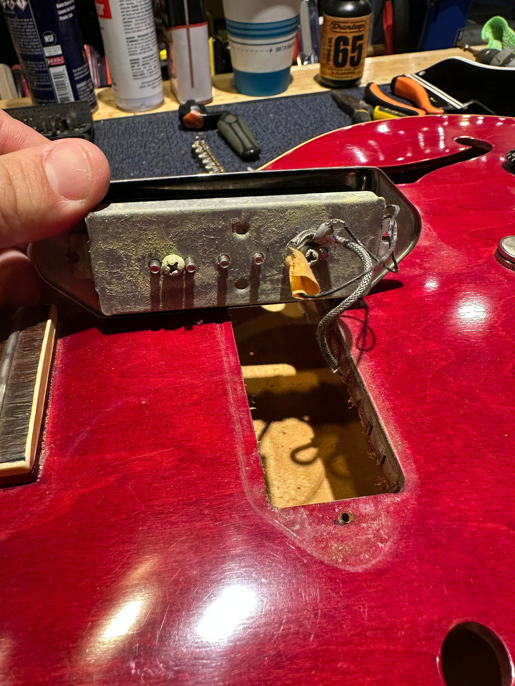 Gibson ES-330TC Cherry 1963 - View 13 | MusicMarket