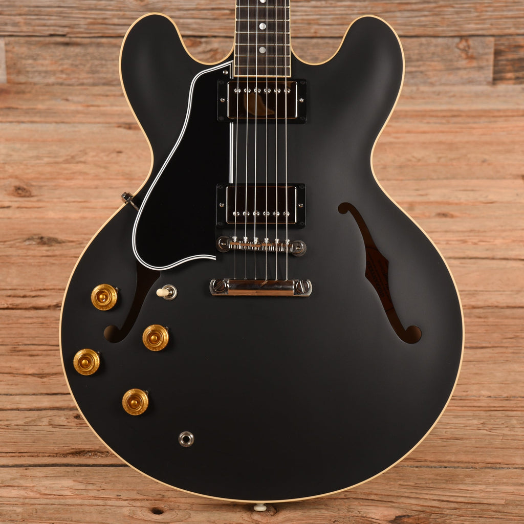 Gibson Custom 59 ES-335 Satin Satin Ebony 2021 LEFTY - MusicMarket
