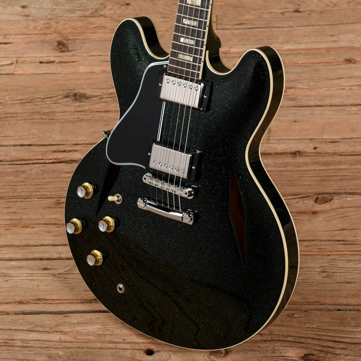 Gibson Custom 64 ES-335 Green Sparkle LEFTY - View 2 | MusicMarket