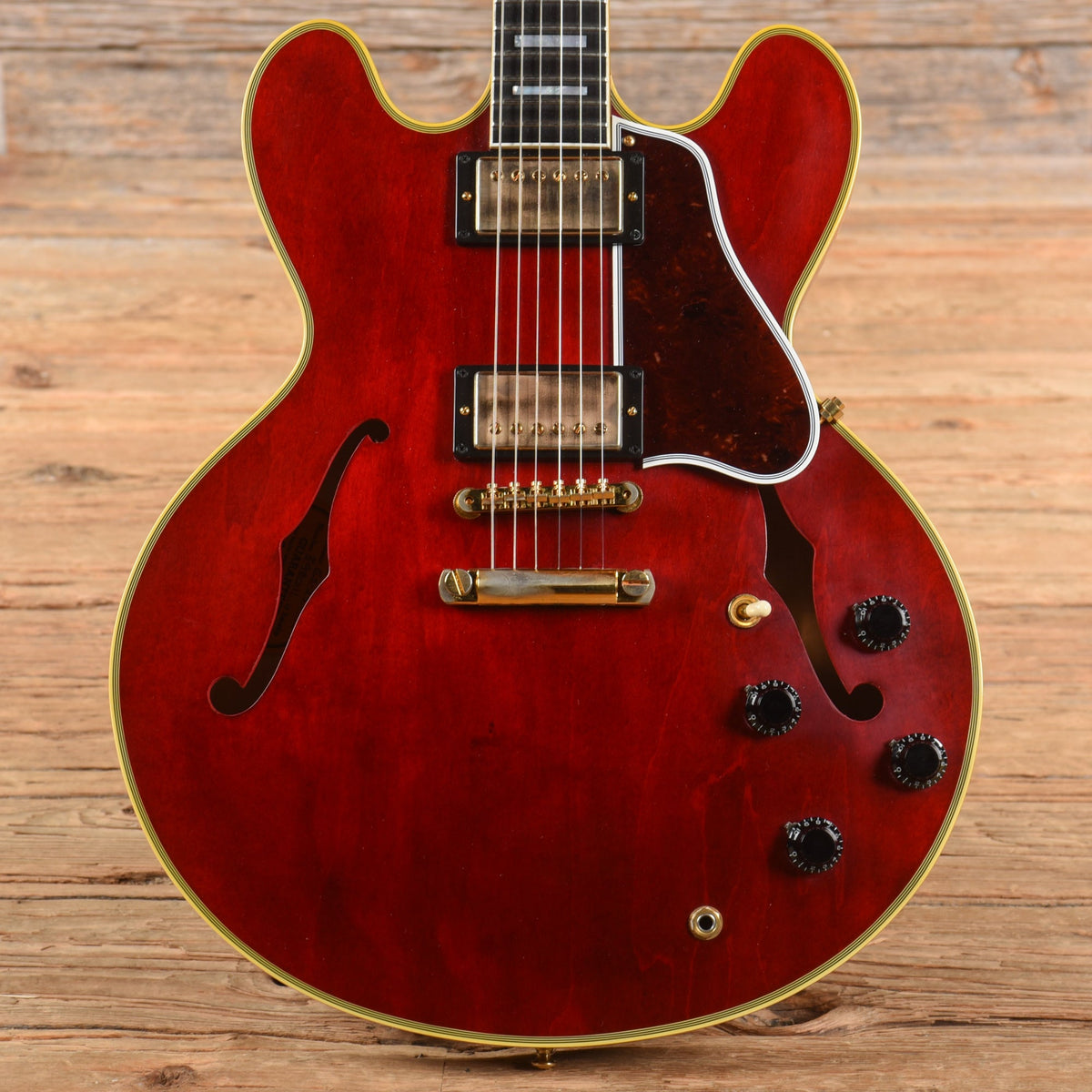 Gibson Custom ES-355 Stop Bar Viking Red 2018 - MusicMarket
