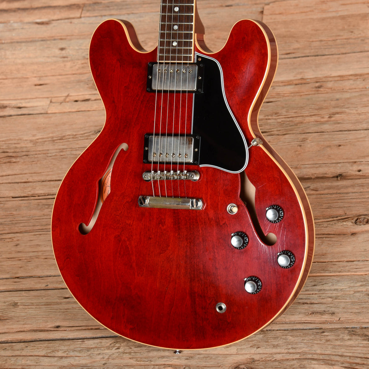Gibson Custom Murphy Lab '61 ES-335 Reissue Ultra Light Aged Cherry 2022 - View 2 | MusicMarket