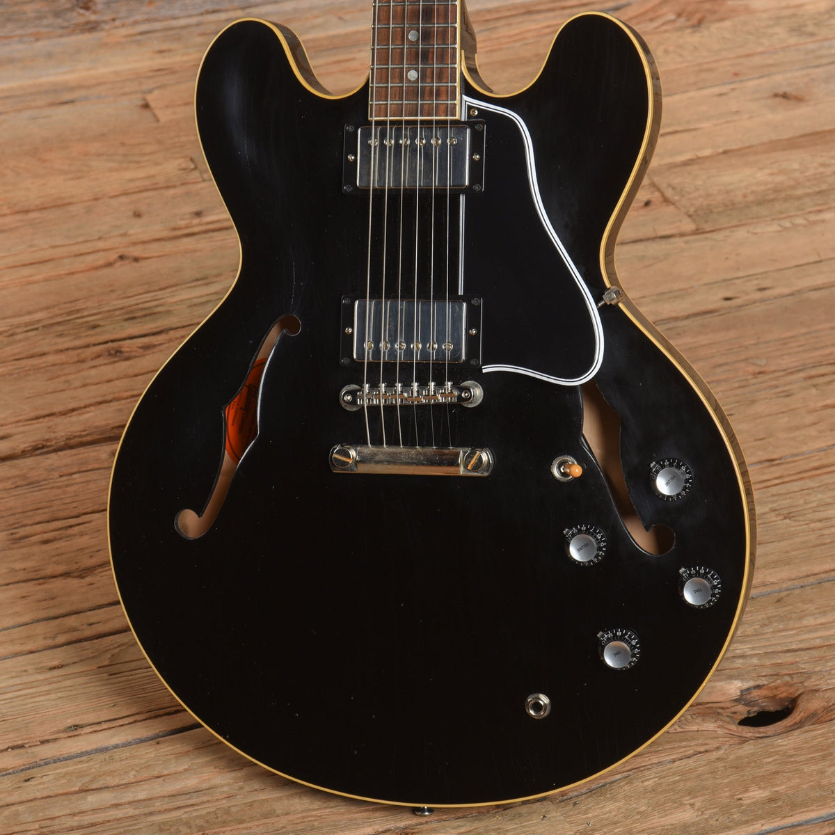 Gibson Custom Murphy Lab "CME Spec" 1961 ES-335 Reissue Ultra Light Aged Ebony 2021 - View 2 | MusicMarket