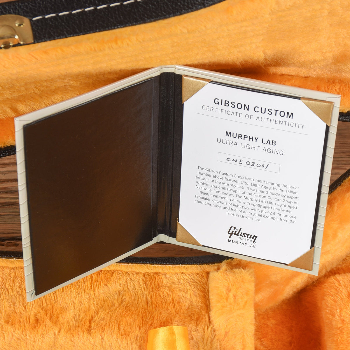 Gibson Custom Murphy Lab "CME Spec" 1961 ES-335 Reissue Ultra Light Aged Ebony 2021 - View 10 | MusicMarket