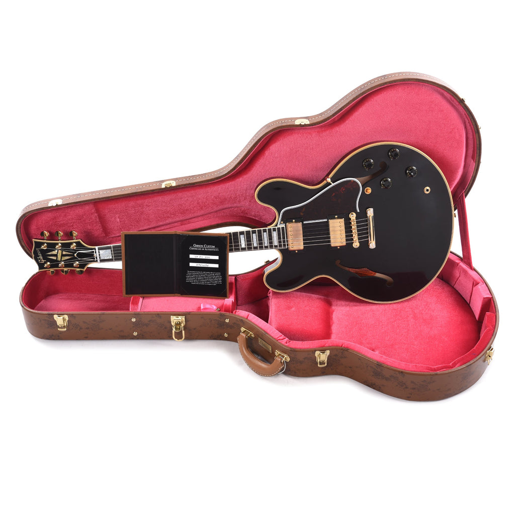 Gibson Custom Shop 1959 ES-355 Reissue Stop Bar Ebony VOS - View 9 | MusicMarket