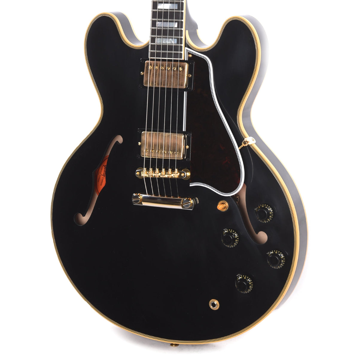 Gibson Custom Shop 1959 ES-355 Reissue Stop Bar Ebony VOS - View 2 | MusicMarket