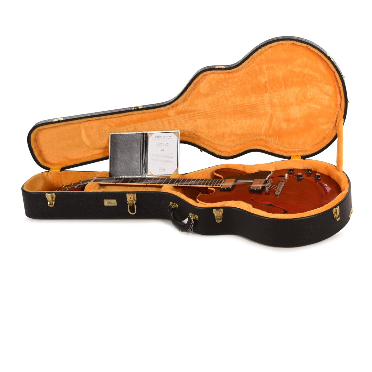 Gibson Custom Shop 1961 ES-335 Reissue 60s Cherry Murphy Lab Ultra Light Aged - View 8 | MusicMarket