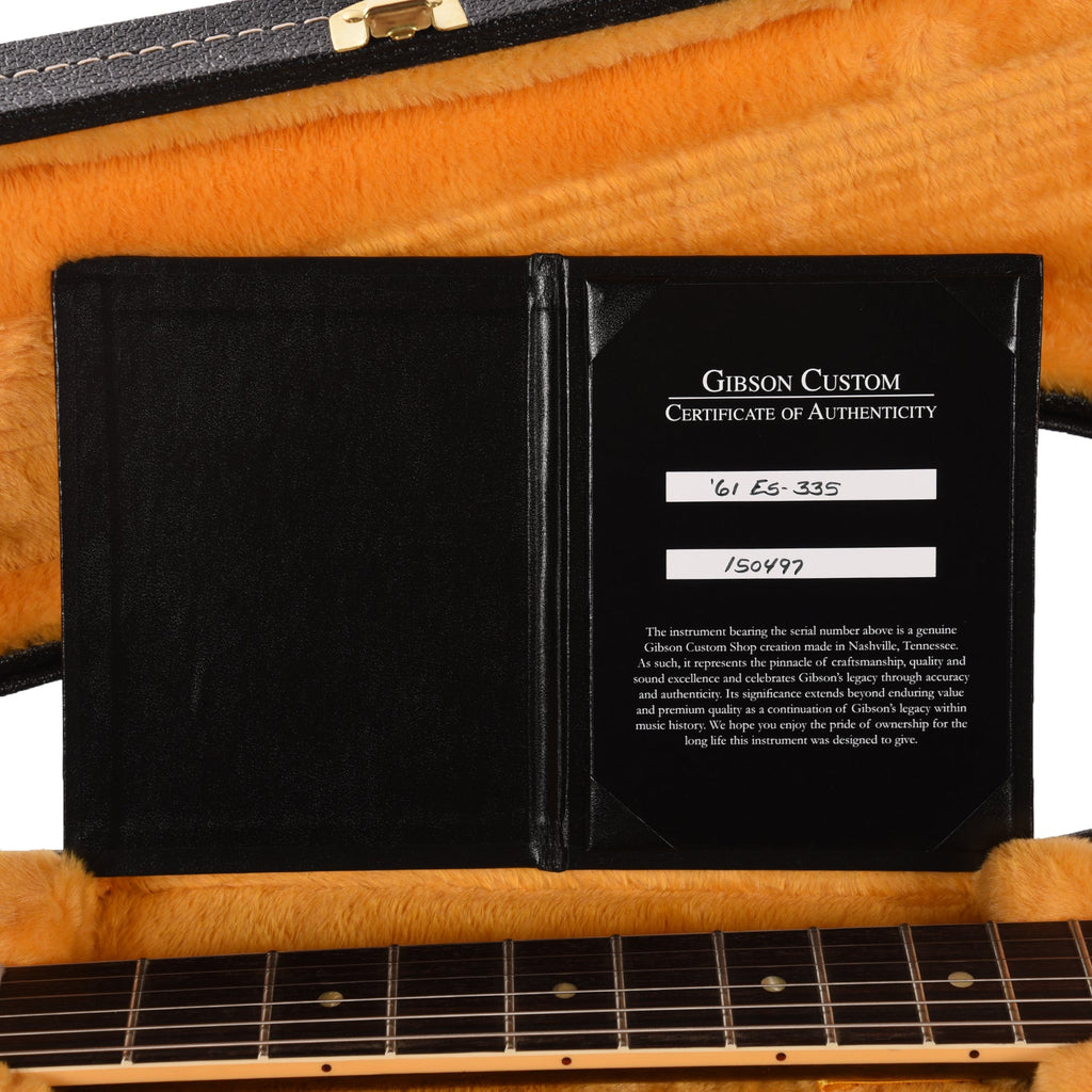 Gibson Custom Shop 1961 ES-335 Reissue Vintage Burst VOS - View 9 | MusicMarket