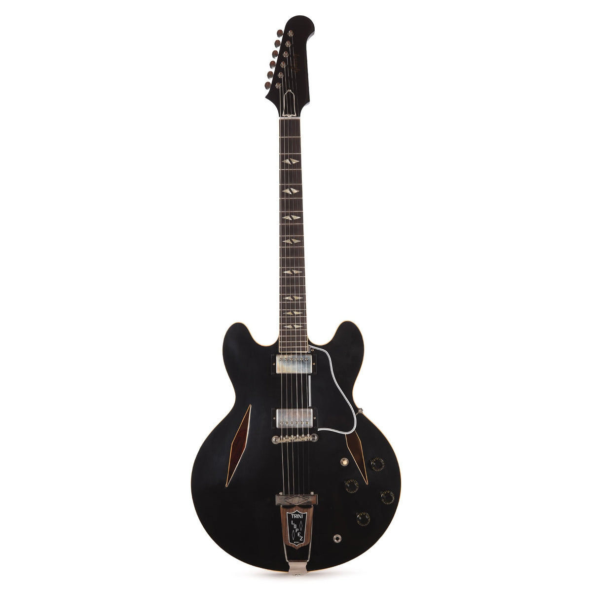 Gibson Custom Shop Murphy Lab 1964 Trini Lopez Standard Reissue Ebony Ultra Light Aged - View 4 | MusicMarket