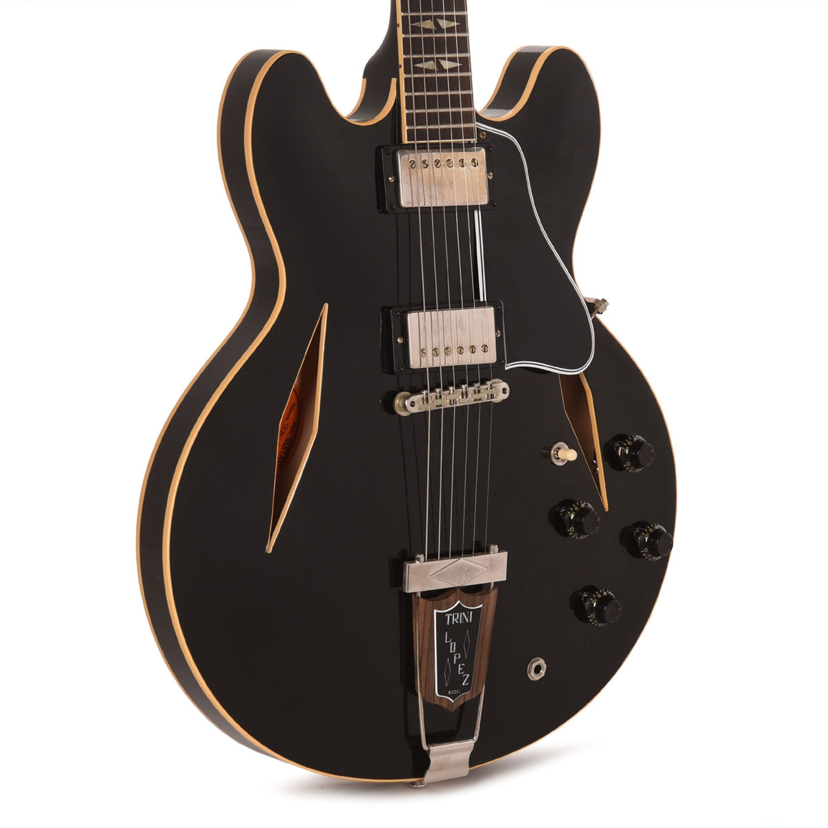 Gibson Custom Shop Murphy Lab 1964 Trini Lopez Standard Reissue Ebony Ultra Light Aged - MusicMarket