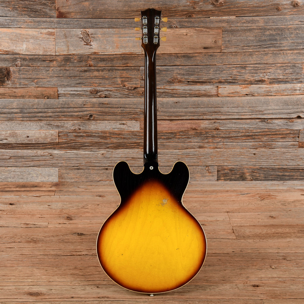 Gibson Custom Shop Murphy Lab '58 ES-335 Reissue Heavy Aged Faded Tobacco Burst 2024 - View 5 | MusicMarket