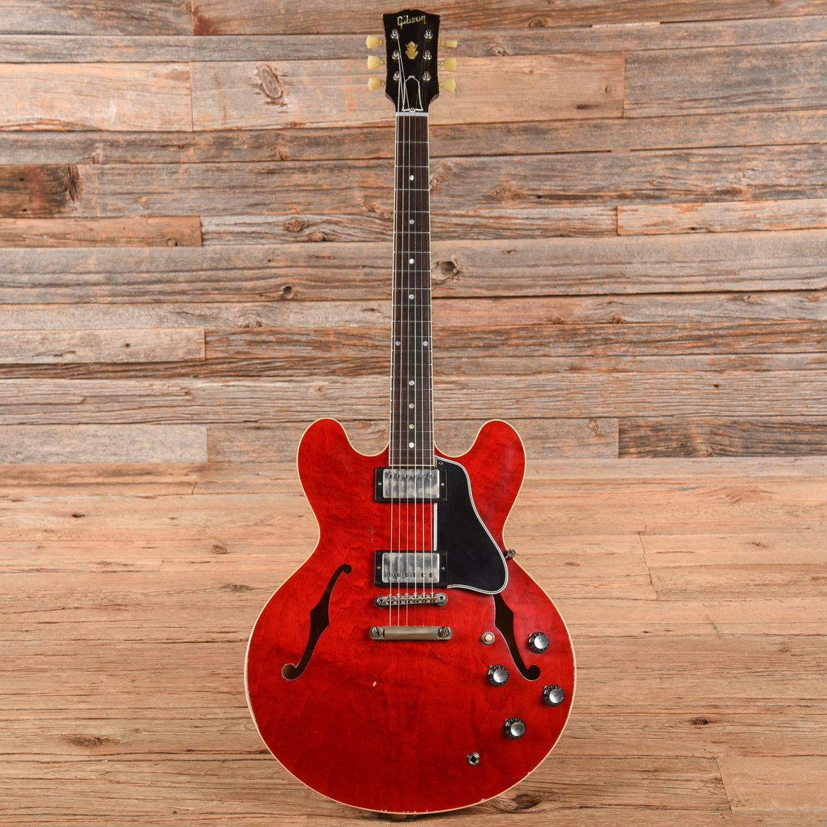 Gibson Custom Shop Murphy Lab '61 ES-335 Reissue Heavy Aged Sixties Cherry 2024 - View 4 | MusicMarket