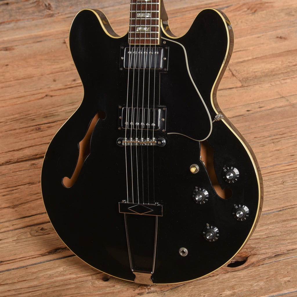 Gibson ES-335 Black 1975 - View 2 | MusicMarket