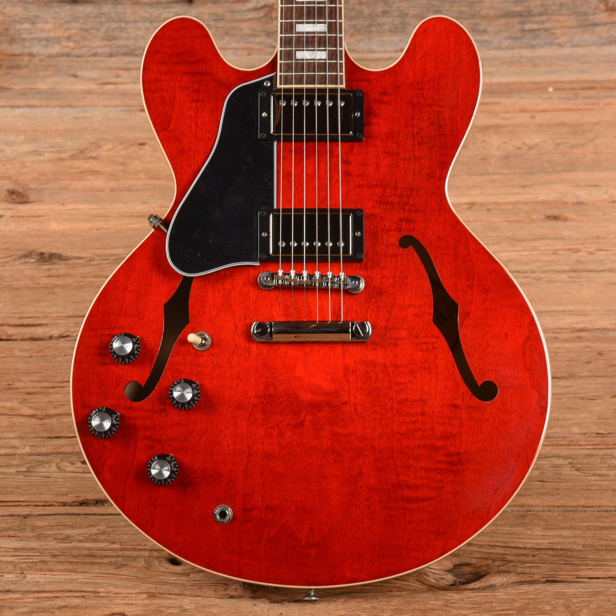 Gibson ES-335 Block Cherry 2024 LEFTY - MusicMarket
