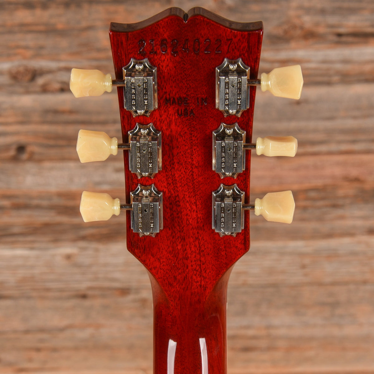 Gibson ES-335 Block Cherry 2024 LEFTY - View 7 | MusicMarket