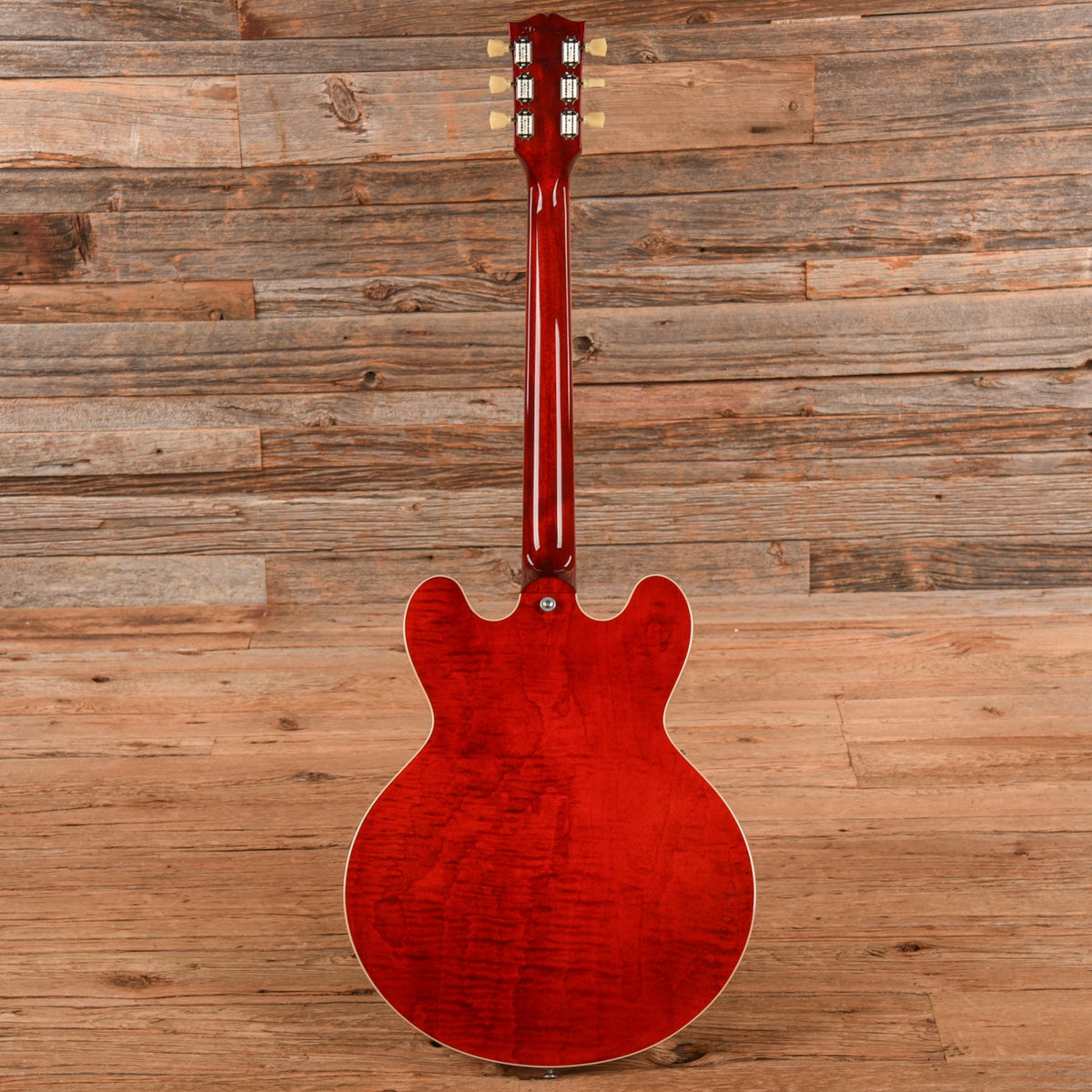Gibson ES-335 Block Cherry 2024 LEFTY - View 5 | MusicMarket