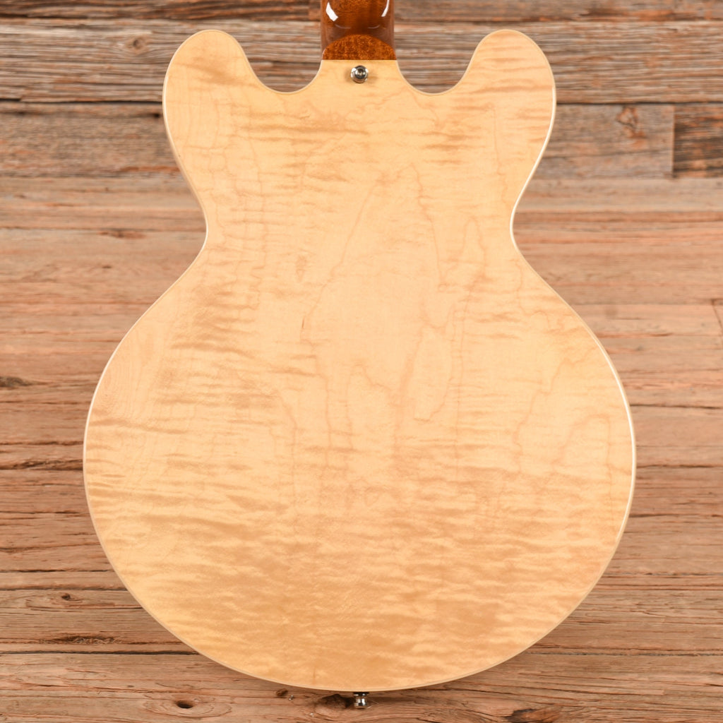 Gibson ES-335 Block Figured Antique Natural 2021 LEFTY - View 3 | MusicMarket