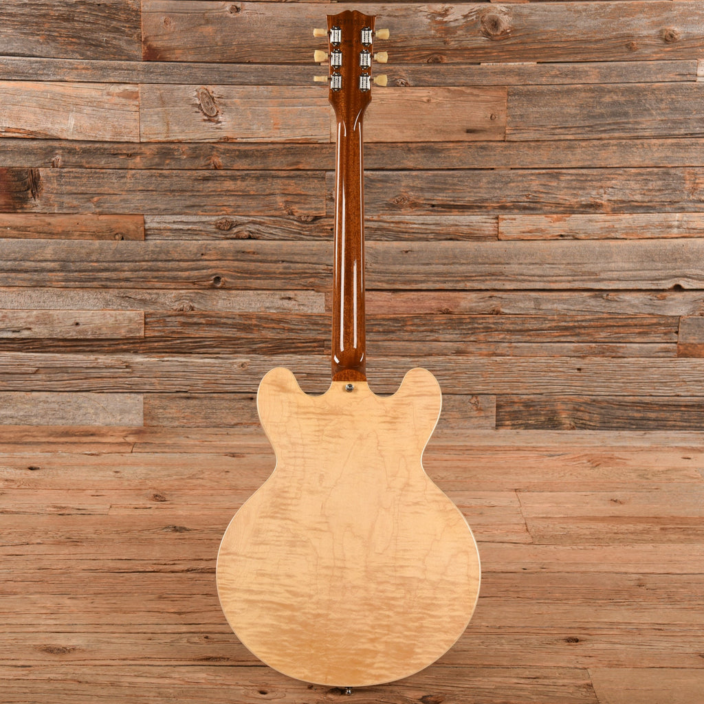 Gibson ES-335 Block Figured Antique Natural 2021 LEFTY - View 5 | MusicMarket