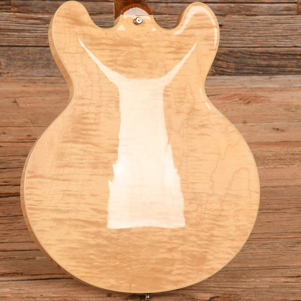 Gibson ES-335 Block Figured Antique Natural 2021 LEFTY - View 9 | MusicMarket
