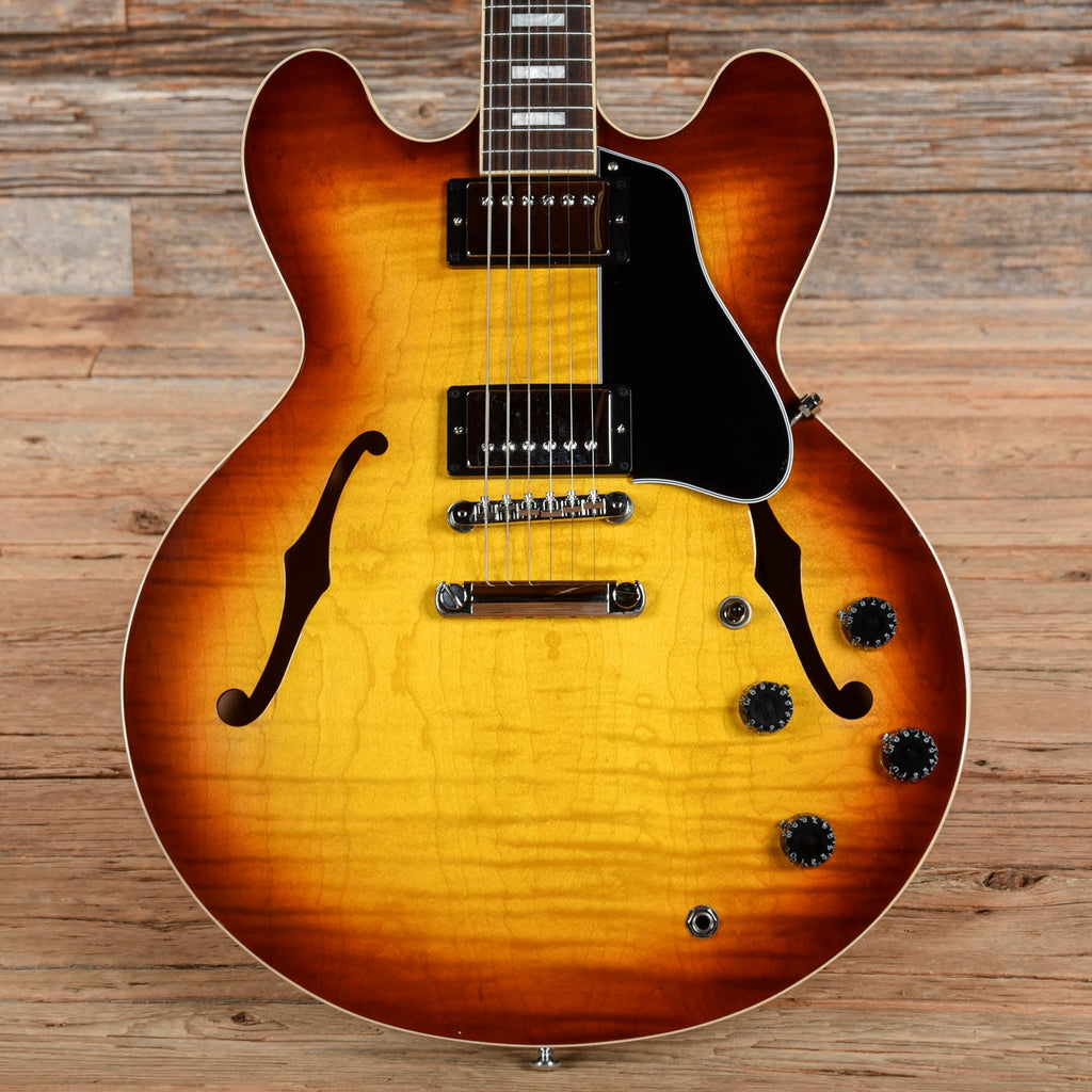 Gibson ES-335 Block Figured Tea Burst 2021 - MusicMarket