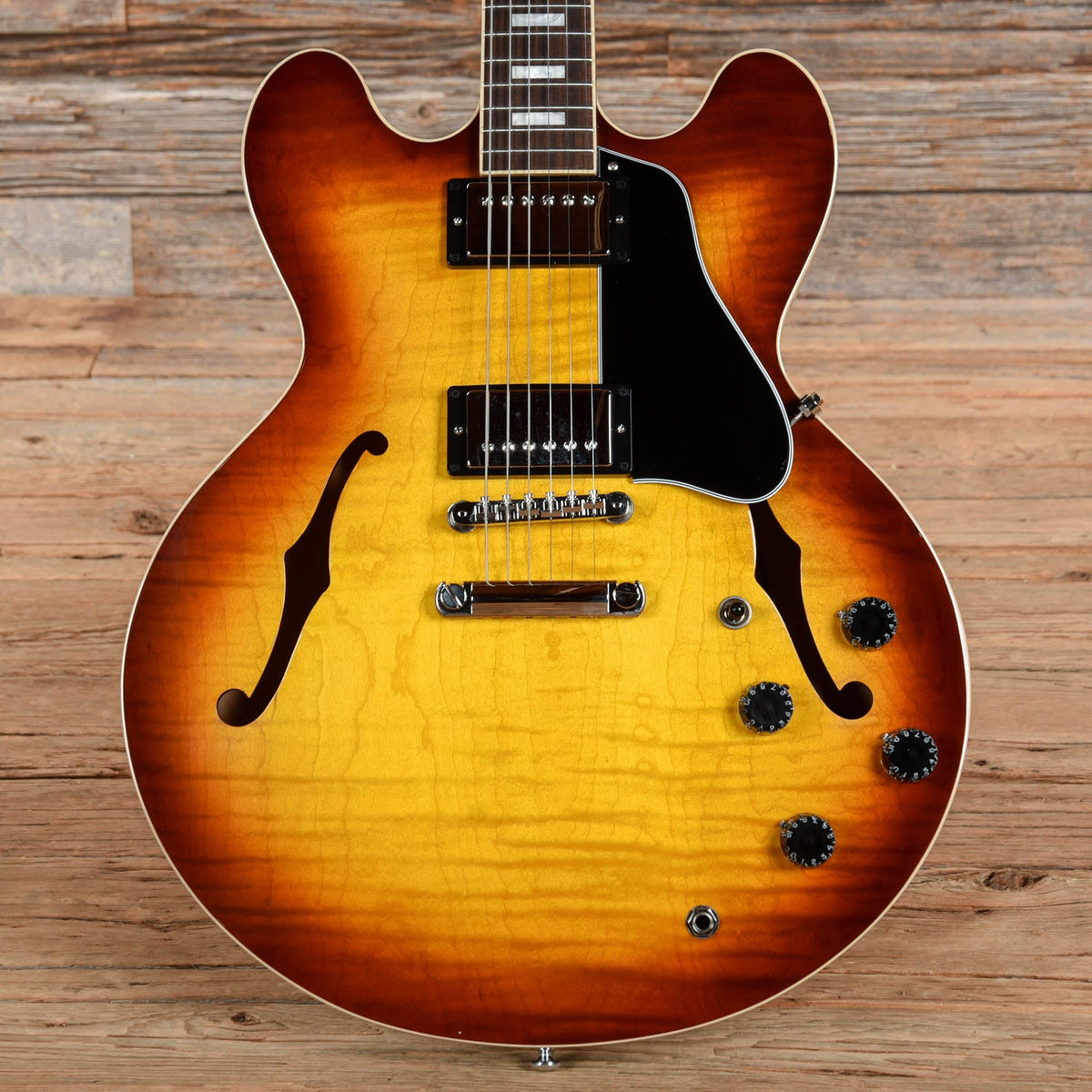 Gibson ES-335 Block Figured Tea Burst 2021 - MusicMarket
