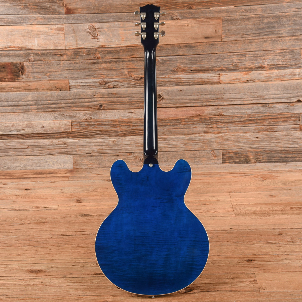 Gibson ES-335 Dot Figured Beale Street Blue 2008 - View 5 | MusicMarket