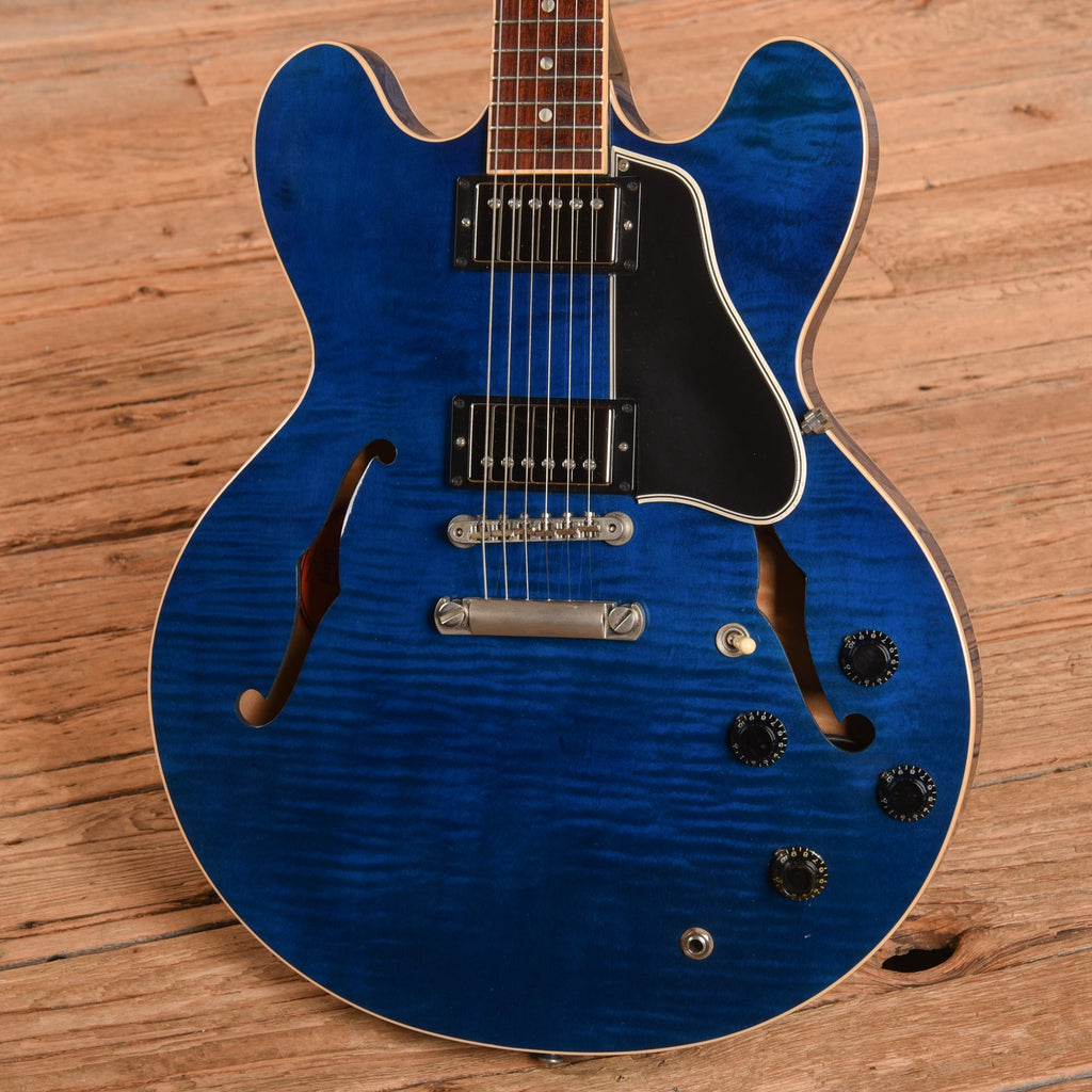 Gibson ES-335 Dot Figured Beale Street Blue 2008 - View 2 | MusicMarket
