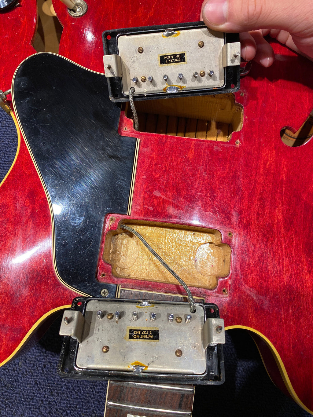 Gibson ES-335TD Cherry 1969 - View 10 | MusicMarket