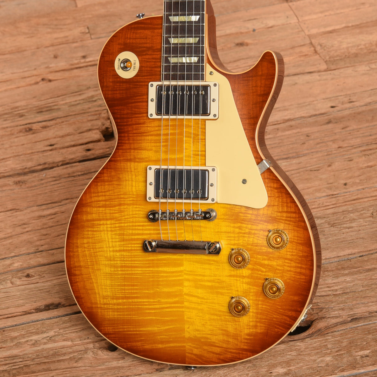 Gibson 1959 LP Standard "CME Spec" w/'59 Carmelita Neck Slow Iced Tea Fade VOS 2024 - View 2 | MusicMarket