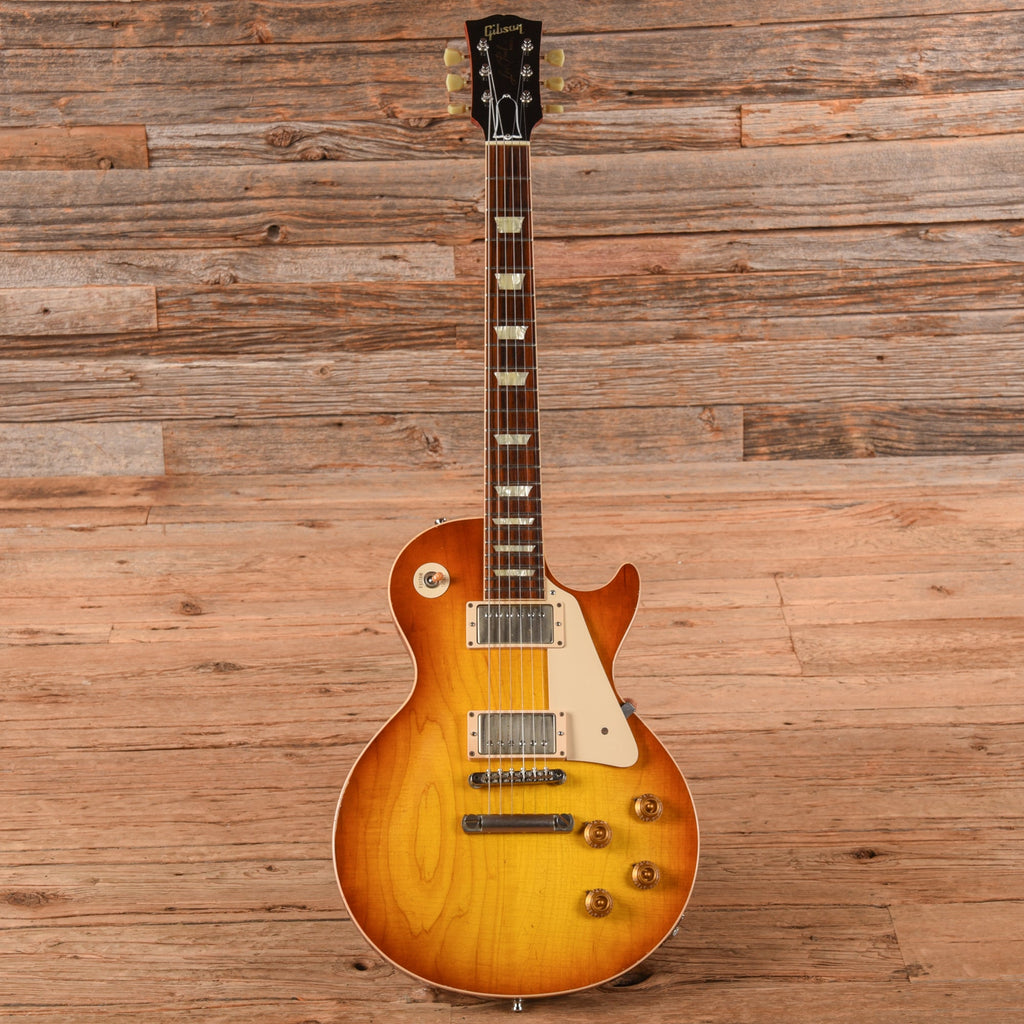 Gibson '58 Les Paul Standard Reissue Aged Sunburst 2022 - View 4 | MusicMarket