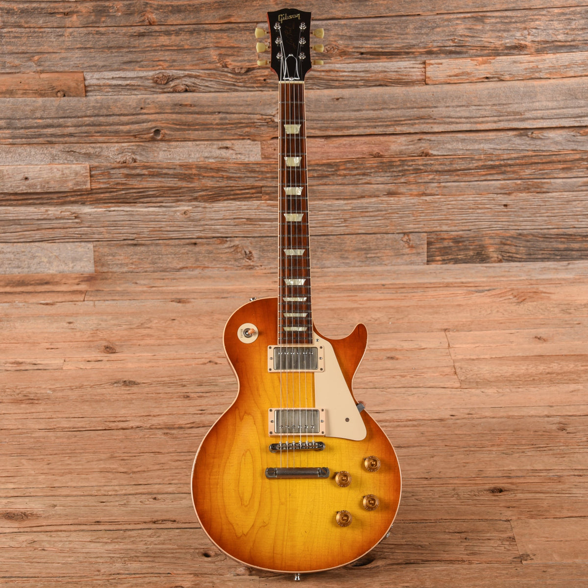 Gibson '58 Les Paul Standard Reissue Aged Sunburst 2022 - View 4 | MusicMarket