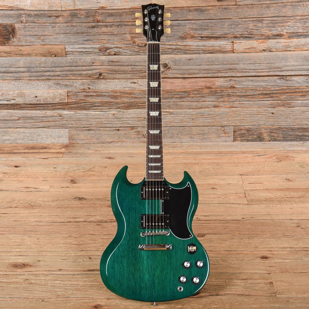 Gibson '61 SG Standard Reissue Green 2024 - View 4 | MusicMarket