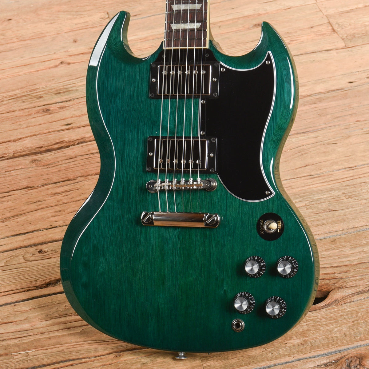Gibson '61 SG Standard Reissue Green 2024 - View 2 | MusicMarket
