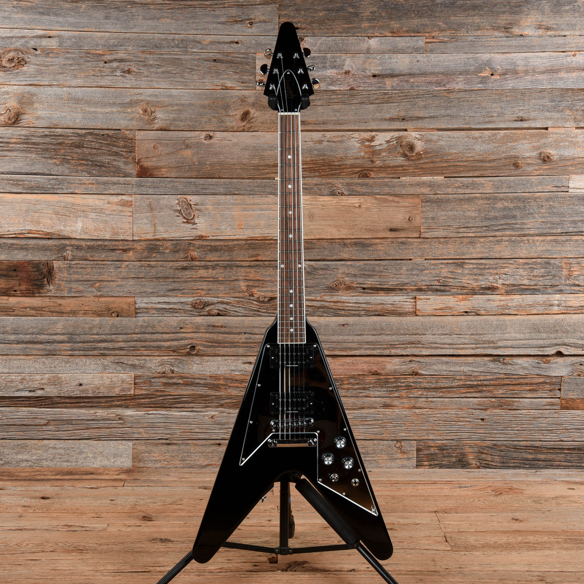 Gibson 70s Flying V Ebony 2024 - View 4 | MusicMarket