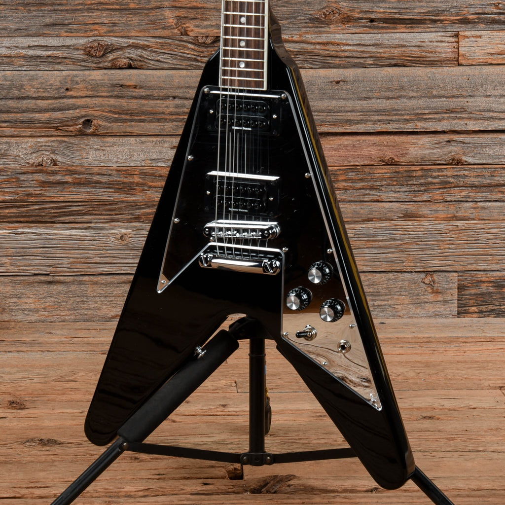 Gibson 70s Flying V Ebony 2024 - View 2 | MusicMarket