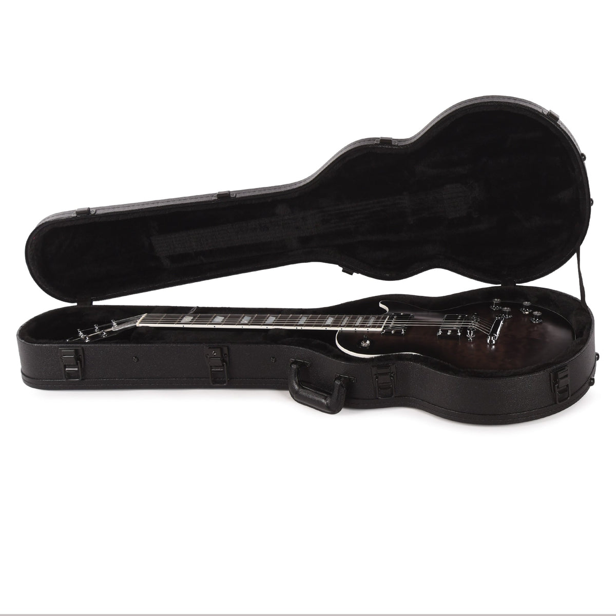 Gibson Artist Mark Morton Les Paul Modern Quilt Translucent Ebony Burst Satin - View 8 | MusicMarket