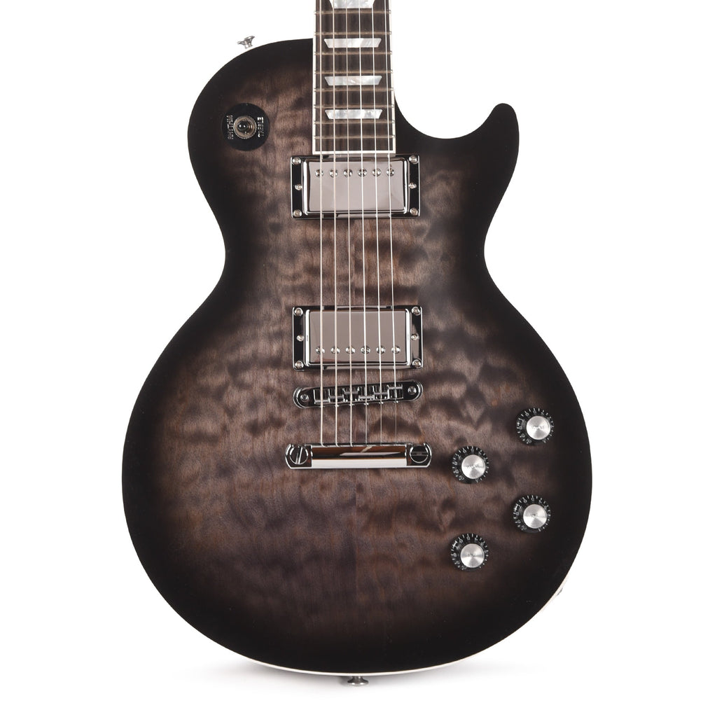 Gibson Artist Mark Morton Les Paul Modern Quilt Translucent Ebony Burst Satin - View 2 | MusicMarket