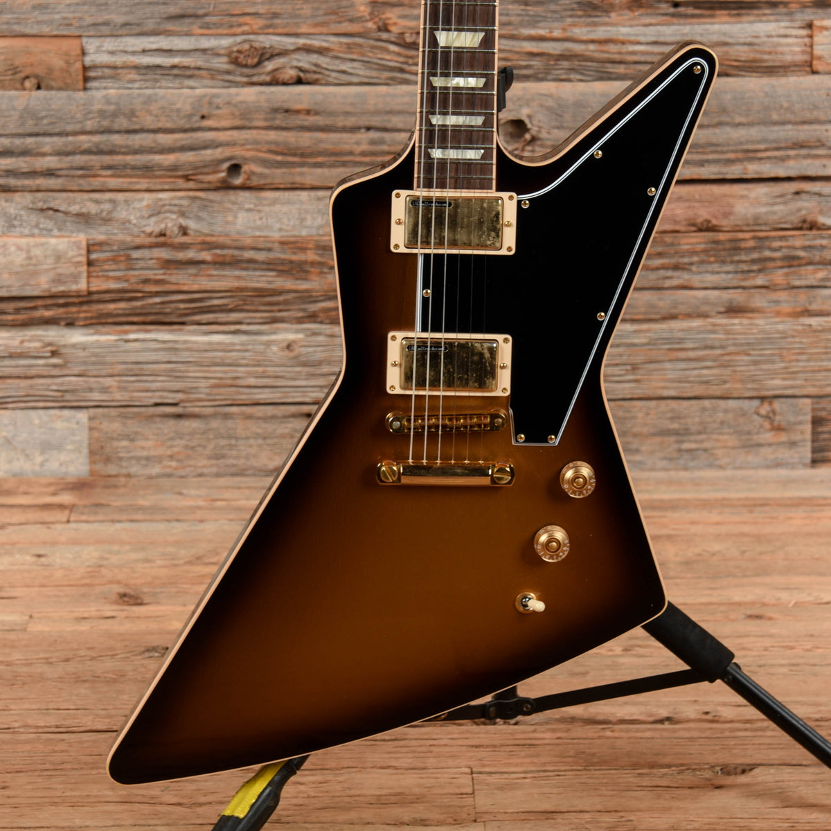 Gibson Bill Kelliher "Golden Axe" Explorer Gold Burst 2013 - MusicMarket