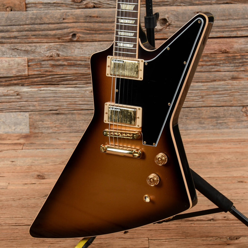 Gibson Bill Kelliher "Golden Axe" Explorer Gold Burst 2013 - View 2 | MusicMarket